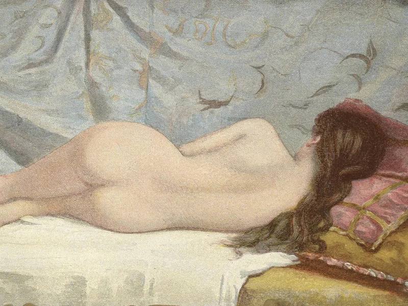 1860-Hortense Richard - La Dormeuse